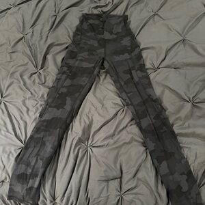 lululemon athletica Black Camo Leggings